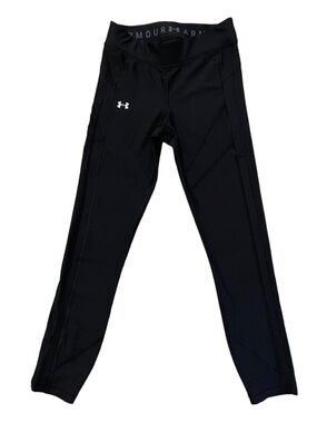 Under Armour Black HeatGear Compression Leggings Size S Athletic Gym Running